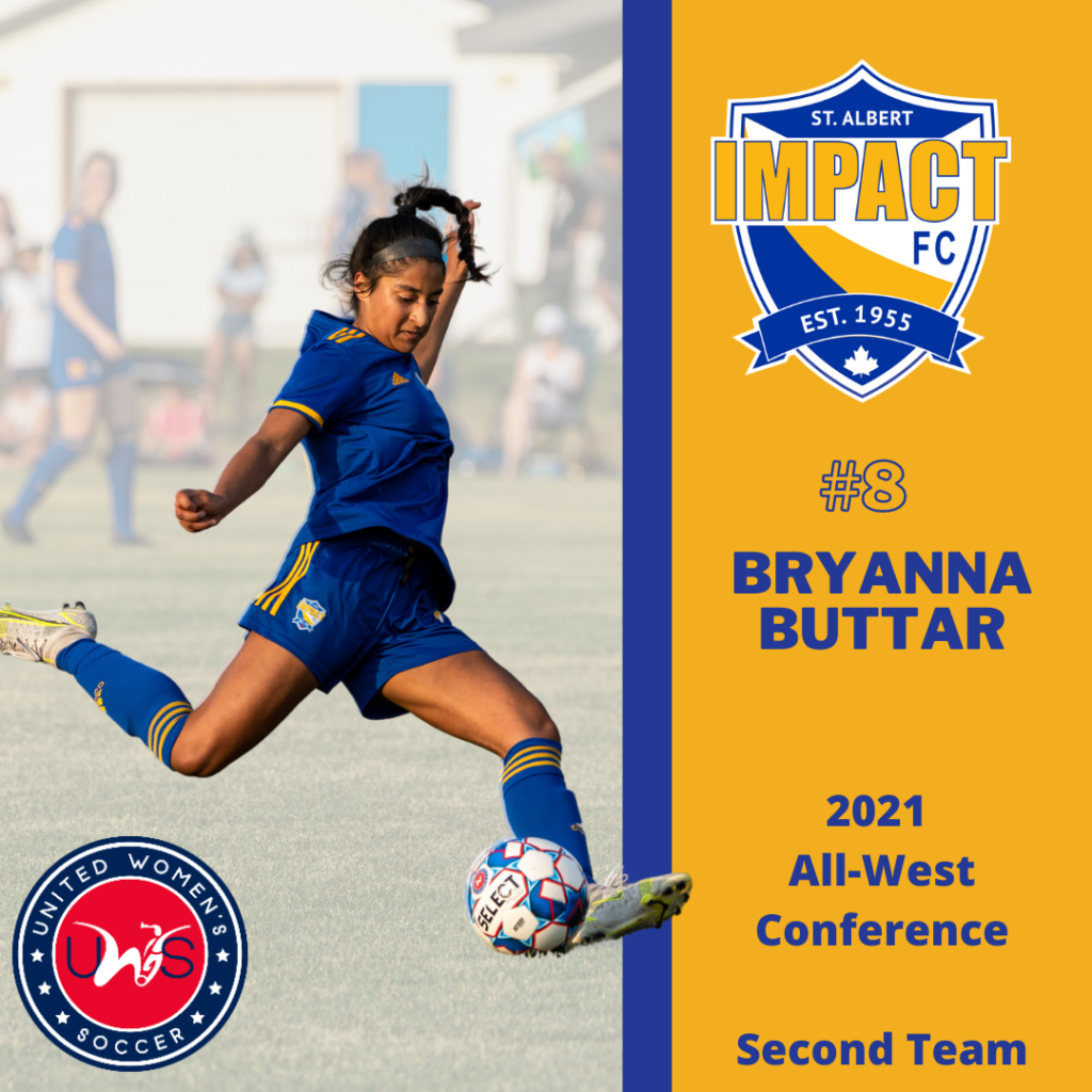 #8 Bryanna Buttar, 2021 All-West Conference 2nd Team All Star