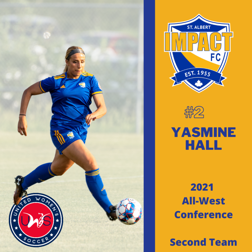 #2 Yasmine Hall, 2021 All-West Conference 2nd Team All Star