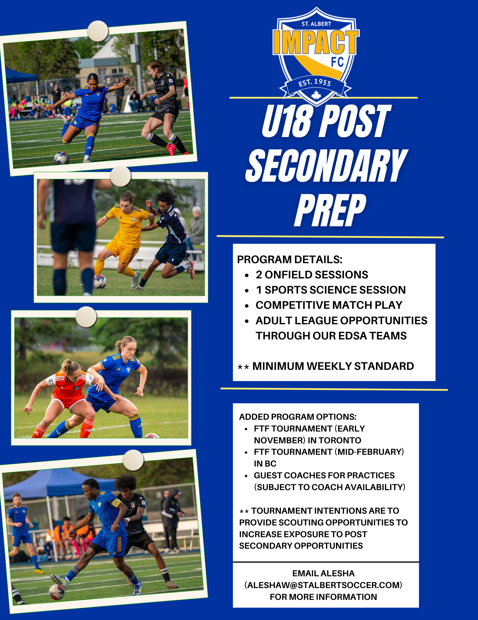 U18 Post Secondary Prep