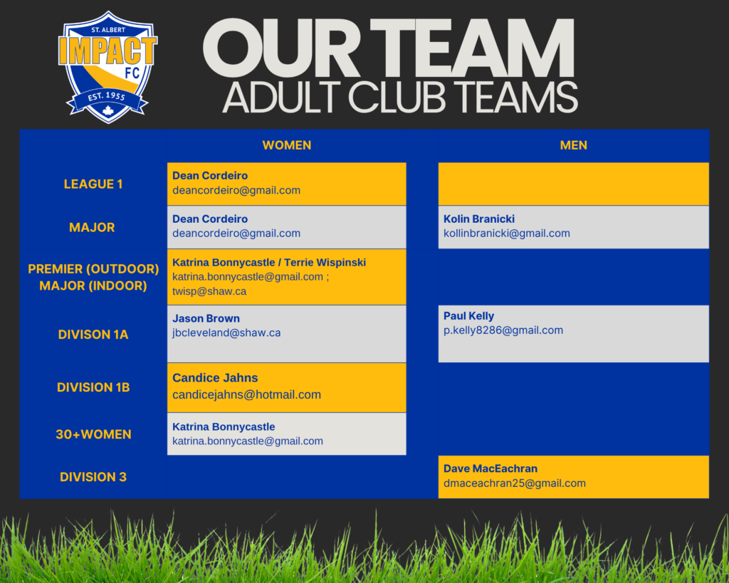 Adult Club Teams